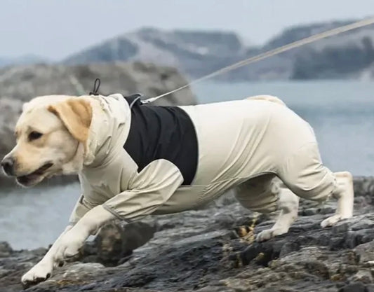 Waterproof Full-Body Dog Jacket – All-Weather Protection