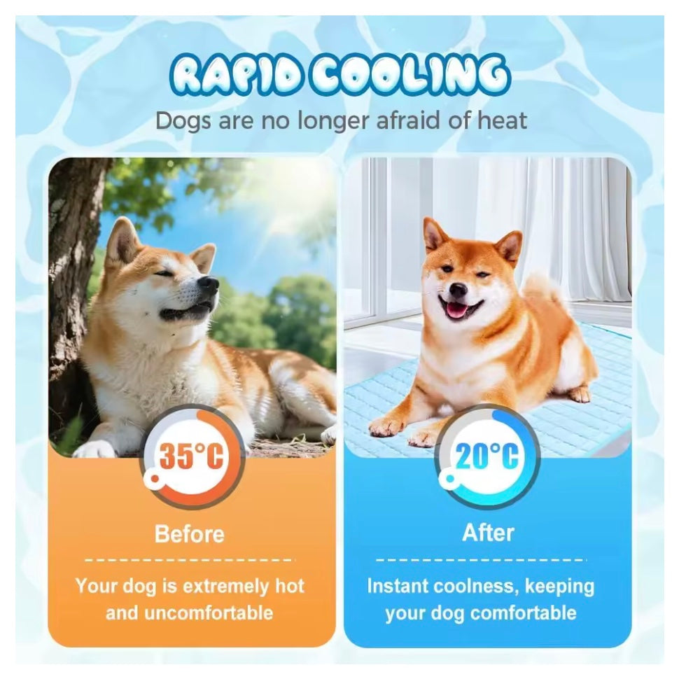 Pet Cooling Mat – Summer Chill Pad for Dogs & Cats